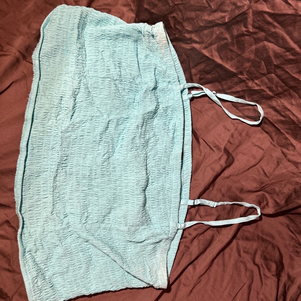 Light Blue “Torrid” ;two piece summer outfit
